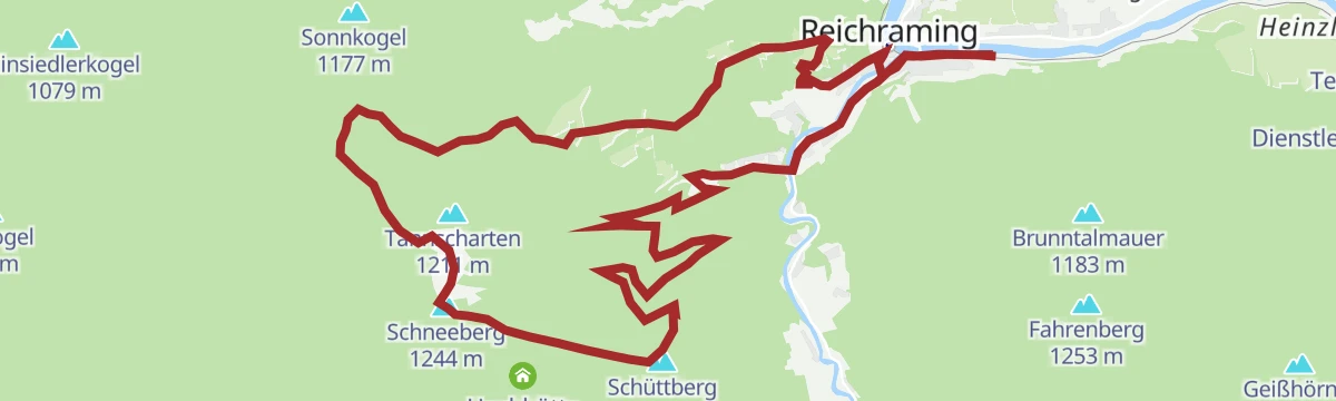 Route map: L2 Schneeberg Trail